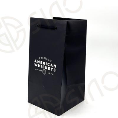 Black whiskey gift bag for Jack Daniel's